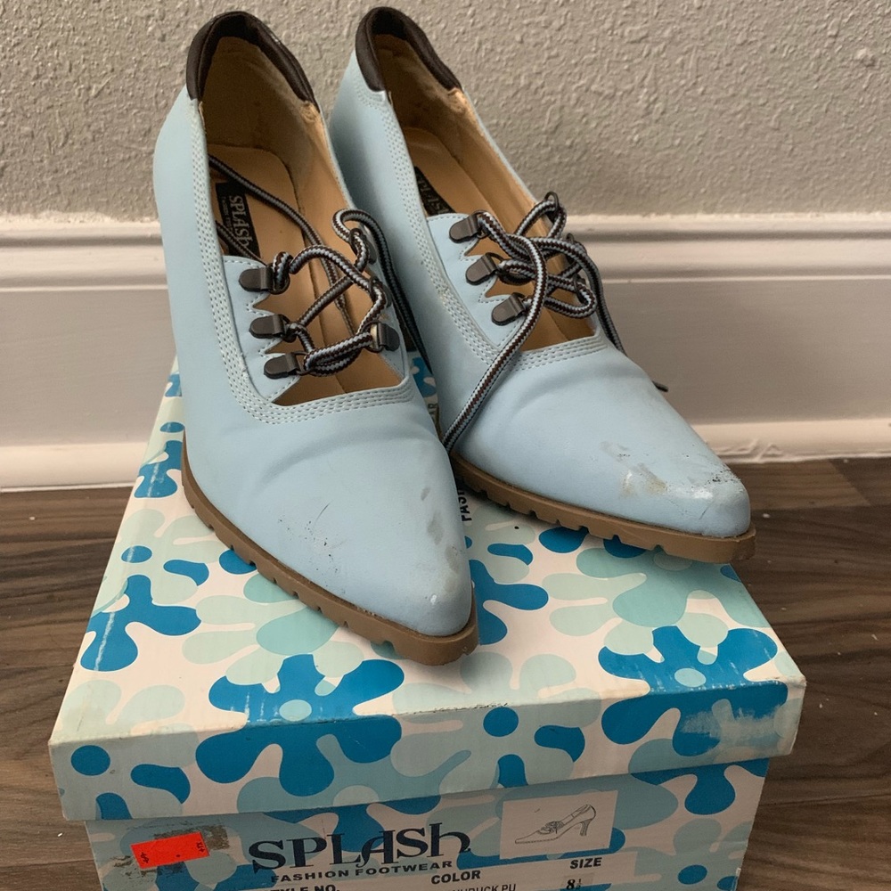 Heeled Sneaker Boots